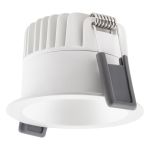 Ledvance LED-Spot Dunkellight Aluminium Weiß 8W 720lm 36D - 940 Kaltweiß | Ausschnitt 68mm - IP44 - Höchste Farbwiedergabe - Dimmbar