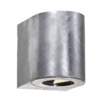 Nordlux Canto 2 Wandleuchte Stahl Silber Up & Down 10.6 W 500lm - 830 Warmweiß