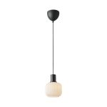 Nordlux Milford Mini Schwarz Pendelleuchte Glas Schwarz | Geeignet für 1x E27