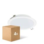 Mehrfachpackung 4x Philips LED Downlight Ledinaire DN065B Metall Weiß 19W 2000lm 110D - 830-840-865 CCT | 225mm - Ausschnitt 200mm - IP20