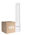 Mehrfachpackung 10x Noxion Lucent PL-L LED 7.9W 1000lm - 840 Kaltweiß | 4-Pins - Ersatz Für 18W