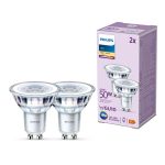 Mehrfachpackung 2x Philips LED-Spot GU10 PAR16 5W 355lm 36D - 827 Extra Warmweiß