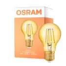 Osram Vintage 1906 LED E27 Birne Fadenlampe Gold 4W 410lm - 824 Extra Warmweiß | Ersatz für 40W