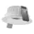 Ledvance LED-Spot Adjust Aluminium Weiß 8W 680lm 36D - 930 Warmweiß | Ausschnitt 83mm - IP20 - Höchste Farbwiedergabe - Dimmbar