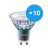 Mehrfachpackung 10x Philips LEDspot ExpertColor GU10 3.9W 930 25D (MASTER) | Höchste Farbwiedergabe - Warmweiß - Dimmbar - Ersatz für 35W
