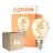 Mehrfachpackung 6x Osram Vintage 1906 LED Classic Slim E14 Birne Fadenlampe Gold 4.9W 470lm - 922 Extra Warmweiß | Höchste Farbwiedergabe - Dimmbar - Ersatz Für 40W