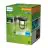 Philips Solar Radii Wandleuchte Metall Schwarz 1.3W 250lm - 830 Warmweiß | IP44