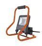 Ledvance LED-Scheinwerfer Baustrahler Dunkel Grau 50W 4500lm 110D - 840 Kaltweiß | IP54 - 2 Power Outlets - Symmetrisch
