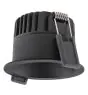 Ledvance LED-Spot Dunkellight Aluminium Schwarz 8W 680lm 36D - 930 Warmweiß | Ausschnitt 68mm - IP44 - Höchste Farbwiedergabe - Dimmbar