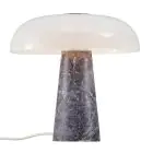 DFTP by Nordlux Tischlampe Glossy Marmor und Glas Grau | 320mm - Geeignet für 1x E27