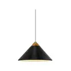 DFTP by Nordlux Kinto Pendelleuchte Metall und Holz Schwarz | 420mm - Geeignet für E27