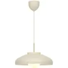 DFTP by Nordlux Latif Pendelleuchte Metall und Glas Beige | 400mm - Geeignet für E14