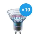 Mehrfachpackung 10x Philips LEDspot ExpertColor GU10 3.9W 930 36D (MASTER) | Höchste Farbwiedergabe - Warmweiß - Dimmbar - Ersatz für 35W

