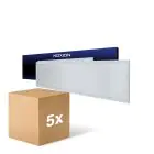 Mehrfachpackung 5x Noxion LED Panel Ecowhite V4.0 28W 3200lm - 830 Warmweiß | 120x30cm - UGR 
