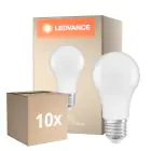 Mehrfachpackung 10x Ledvance Classic LED E27 Birne Matt 8.8W 806lm - 827 Extra Warmweiß | Tageslichtweiß Sensor - Ersatz Für 60W
