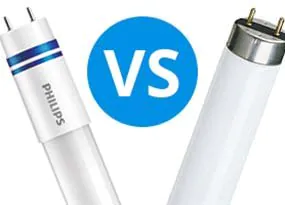 Vergleich: LED- und Leuchtstoffr&ouml;hre