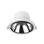 Noxion Downlight LED Apollo 20W 2300lm 60D - 830 Blanc Chaud | 220mm - Diamètre 200mm - Alu Réflecteur - UGR <19