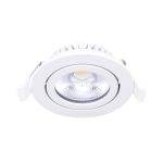 Noxion LED inclinable Slim Spot Blanc 6W 550lm - 930 Blanc Chaud | Diamètre 75mm - IP54 - Meilleur rendu des couleurs 