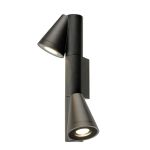 SLV T-Tube Aluminium Noir | Convient pour 2x GU10