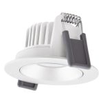 Ledvance Spot LED Adjust Aluminium Blanc 8W 680lm 36D - 930 Blanc Chaud | Diamètre 68mm - IP20 - Meilleur rendu des couleurs - Dimmable