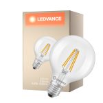 Ledvance Classic LED Globe E27 Globe Filament Claire 3.8W 806lm - 827 Blanc Très Chaud | Équivalent 60W