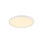Nordlux Hublot LED Oja 29 18W 827 1700lm Blanc IP20 | Dimmable 3 niveaux - Blanc Très Chaud