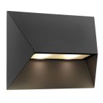 Nordlux Pontio Applique Murale Aluminium Noir | IP54 - Convient pour 2x GU10