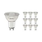 Lot 10x Noxion PerfectColor Spot LED GU10 PAR16 4W 345lm 36D - 930 Blanc Chaud | Meilleur rendu des couleurs - Dimmable - Équivalent 50W