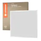 Ledvance Panneau LED Compact Aluminium Blanc 33W 3630lm - 830 Blanc Chaud | 60x60cm - UGR < 19