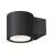 SLV Oculus Phase Applique Murale Aluminium Noir 8.5W 570lm - 920-930 Dim To Warm | Meilleur Rendu Des Couleurs - Dimmable 