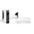 D'Lite Plafonnier Lunelle 50cm Textile Blanc | Convient pour 3x E27 