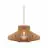 Nordlux Manago Suspension Luminaire Bois Brun | Convient pour 1x E27