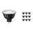 Lot 10x Philips Master LED Spot GU5.3 MR16 6.7W 420lm 36D - 927 Blanc Très Chaud | Meilleur rendu des couleurs - Dimmable - Équivalent 35W
