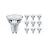 Lot 10x Philips MASTER Value LED Spot GU10 PAR16 3.7W 270lm 36D - 922-927 Dim To Warm | Meilleur Rendu Des Couleurs - Dimmable - Équivalent 35W