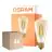 Lot 4x Osram Vintage 1906 LED E27 Edison Filament Dorée 7.2W 806lm - 824 Blanc Très Chaud | Équivalent 60W