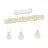 Eglo Plafonnier Townshend Acier Blanc Bois | IP20 - Convient pour 3x E27 