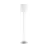 Eglo Lampadaires Salon Pasteri Acier Nickel Satiné Blanc | IP20 - Convient pour 1x E27 