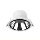 Noxion Downlight LED Apollo 20W 2300lm 60D - 830 Blanc Chaud | 220mm - Diamètre 200mm - Alu Réflecteur - UGR 