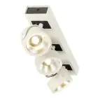 SLV Kalu Triple Mur et Plafonnier Aluminium Blanc 47W 3400lm - 830 Blanc Chaud | Dimmable 