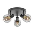 Ledvance LED Decor Spot Firefly Acier Circulaire Noir 8.4W 750lm - 827 Blanc Très Chaud | Dimmable
