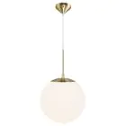 Nordlux Grant Suspension Luminaire Verre Dorée | Convient pour E27