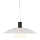 Nordlux Verona Suspension Luminaire Verre Noir | Convient pour 1x E27