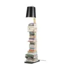 It's about RoMi Lampadaires Salon Cambridge Bois Noir | Convient pour 1x E27 