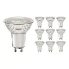 Lot 10x Noxion Spot LED GU10 PAR16 4W 345lm 36D - 827 Blanc Très Chaud | Dimmable - Équivalent 50W
