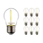 Lot 10x Noxion Lucent LED E27 Boule Filament Claire 1.4W 136LM - 827 Blanc Très Chaud | Équivalent 15W