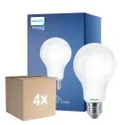 Lot 4x Philips Classic LED Ampoule E27 Poire Dépolie 17.5W 2452lm - 827 Blanc Très Chaud | Équivalent 150W