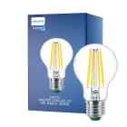 Philips MASTER LED Ampoule Ultra Efficient E27 Poire Claire 4W 840lm - 840 Blanc Froid | Équivalent 60W