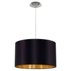 Eglo Suspension Luminaire Maserlo Acier Nickel Satiné | Convient pour E27
