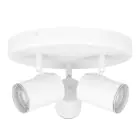 Eglo Plafond Spot Consuma 1 Acier Blanc | Convient pour 3x GU10