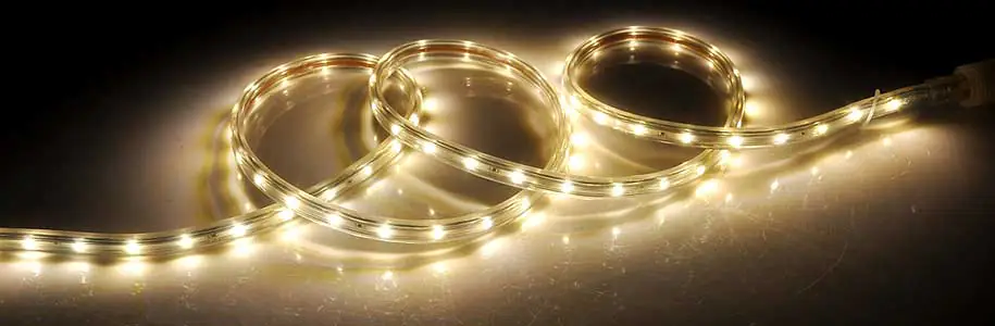 Ruban LED avec une lumière chaude